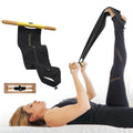 CastleFlexx Mobility and Full Body Strengthening Device | Non-Elastic Stretch Strap with Natural Premium Cork Handles for Stretching, Exercise, Physical Therapy, and Yoga - size: Standard