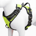 No Pull Dog Harness, No-Choke Soft Padded Reflective Dog Vest Harness with Front Clip & Top Handle, 2 Quick-Release Buckles, Adjustable for Small Medium Large Dogs - color: Velvet Green, size: X-Small