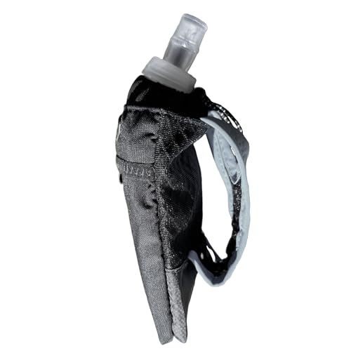 FITLY Handheld Running Water Bottle with Strap, 350ml Soft Flask
