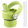 RRegeny Straw Lid fits Hydro Flask Standard Mouth, 21 24 oz, Sports Flex Cap Water Bottle Accessories Replacement Top - color: seagrass green+1pack