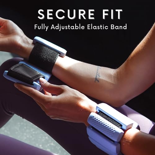 Polyfit Wrist & Ankle Weights - Wearable Weights for Women, Yoga & Pilates - color: DARK BLUE