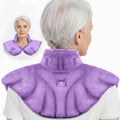 Microwavable Heat Pad for Neck and Shoulders, Warm Compress Wrap, Purple - color: Heat Pad02 -Purple