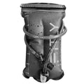 FITLY Soft Flask Running Water Bottle - Collapsible Hydration Flask - color: Black, size: 60 Ounces
