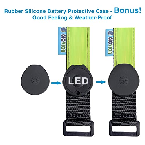 Reflective Running Gear LED Armband Rechargeable - color: Green