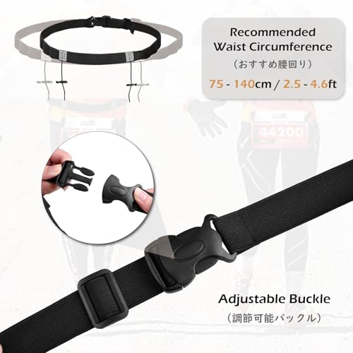 TRIWONDER Race Belt Running Bib Holder Runner Bib Strap Number Belt for Running, Triathlon, Marathon, Running, Cycling (Red) - color: 03 Red