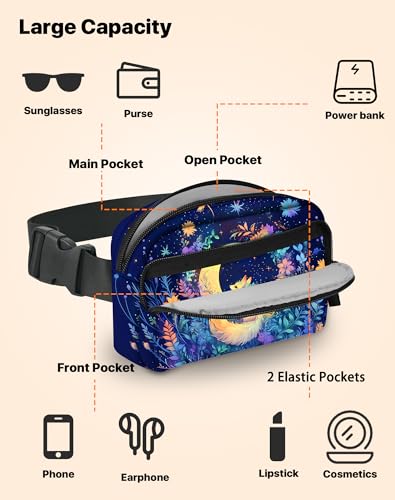 Animal Fanny Pack Fashion Belt Bag Lightweight Waist Pouch with Adjustable Strap Mini Crossbody Bags for Women Travel Sports Running - color: Dark Green