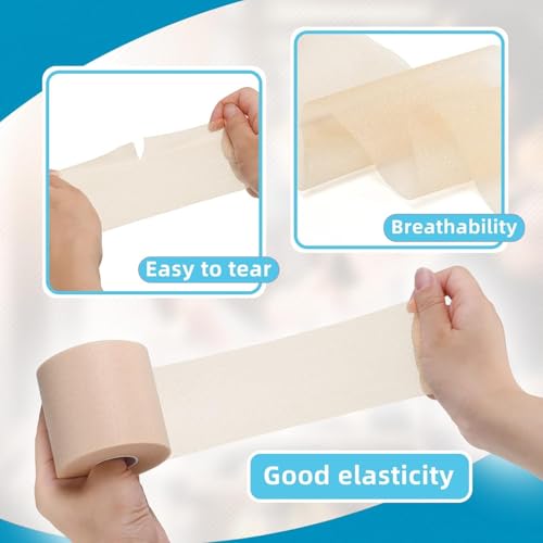 MuscleFix Underwrap Pre Wrap Foam for Use Under Rigid Tape | Soft Base Layer for Ankle, Knee, Wrist & Hand Support | Comfortable, Sweat-Resistant, Easy to Tear (5 cm X 20 mtr)