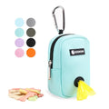 Dog Treat Pouch Dog Poop Bag Holder For Leashes, Pets Snack Container With Inner Mesh Bag, Puppy Supplies Perfect For Training And Walking - Hands Free Dog Waste Bag Dispenser -Dog Travel Accessories - color: MintGreen