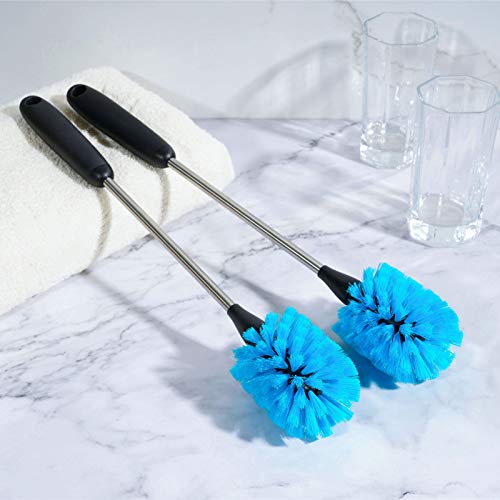 MOSOLAN Stainless Steel Water Bottle Cleaning Scrubbing Brush, 13 in-15 in - size: 13-15 Inch (Pack of 2)