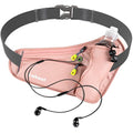 Running Belt, Waterproof Hydration Belt with Water Bottle Holder Hiking Walking Waist Pack Reflective Adjustable Fanny Pack Compatible for Phone Waistband Outdoor - color: Pink