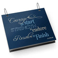 Gone For a Run BibFOLIO Race Bib Album - Courage To Start - 9.5x8 - color: Courage to Start