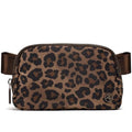Pander Crossbody Belt Bag for Women and Men, Travel and Everyday Use - color: Leopard Multi