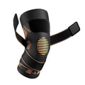 NEENCA Copper Knee Brace, Compression Sleeve with Straps for Pain Relief - color: High Copper-Single, size: Medium