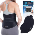 Copper Compression CopperFreeze™ Back & Stomach Wrap Hot & Cold Therapy Support for Pain, Muscle Soreness, Cramps, and Injury Recovery – 360° Copper Infused Relief for Lumbar, Lower Back, and Abdomen - style: Back and Stomach Wrap