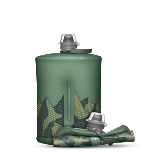 HydraPak Stow Collapsible Water Bottle (350ml, 500ml, 1L) - color: *NEW* Sage Green, style: 32oz/1L