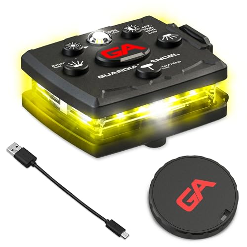 Guardian Angel Micro Safety Light - Yellow Front & Yellow Rear - color: Yellow/Yellow