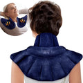 REVIX Microwave Heating Pad for Neck & Shoulders, Weighted Moist Heat Wrap - color: Navy