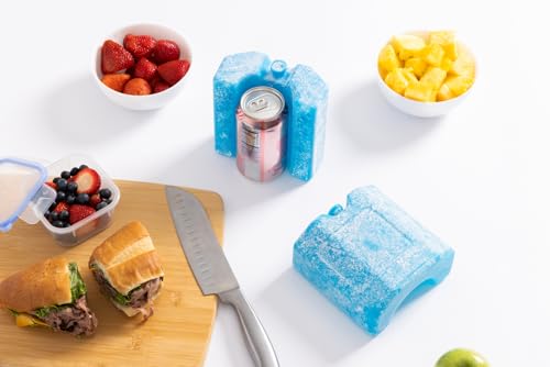 Igloo Maxcold Ice Blocks, Reusable Ice Packs for Coolers, Freezer Pack, Cold Packs for Coolers, Long Lasting Ice Blocks - color: Half Sleeve