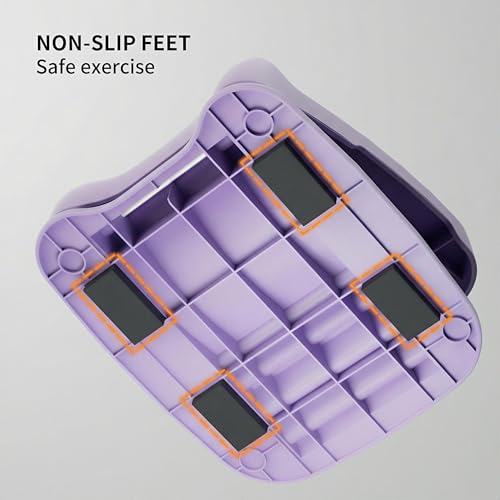 PROIRON Slant Board, Adjustable Calf Stretch Board, Thick Heel Pad for Comfort Stretching, Calf Stretcher Incline Board, Anti Slip Surface & Base for Safe Exercise, Ankle Heel Mobility, 10"x10" - color: Purple