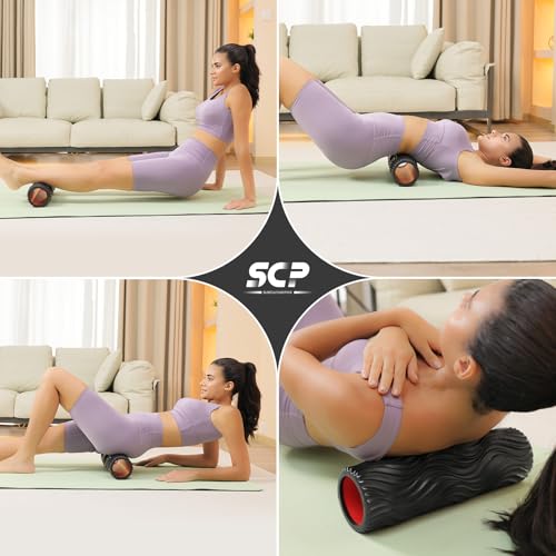 SUBCULTUREPICK Foam Roller High-Density Rollers, Deep Tissue Muscle Massage - color: Black