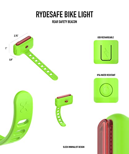 RydeSafe Bike Light - color: Green