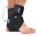 Ankle Brace With Side Stabilizers,Breathable Adjustable Wrap 2 Pack(Medium) - size: Medium