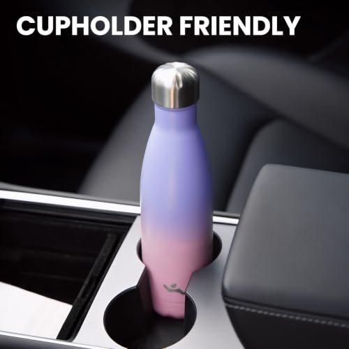 Konokyo 17 oz Insulated Stainless Steel Water Bottle, Lavender - color: Lavender, size: 17 Ounces