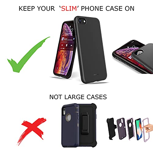RevereSport for iPhone Pro 17/16/15/14/13/12/11 Running Armband. Premium Sports Arm Phone Case Holder for Runners, Exercise & Gym Workouts (6.2) - size: 6.2" Screen