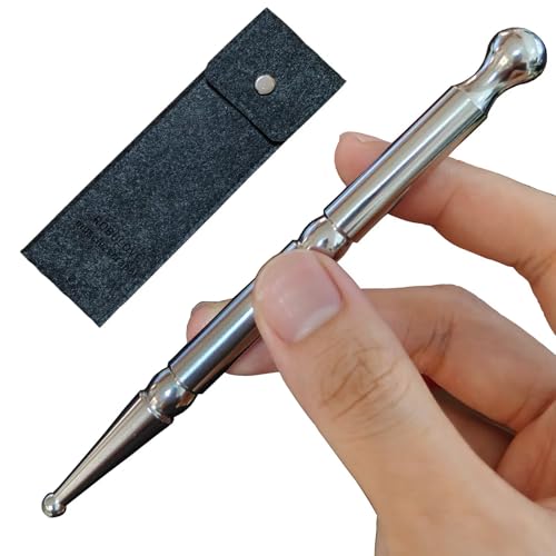 Acupressure Pen, 304 Stainless Steel Trigger Point Tool for Muscle Tension Pain Relief, Manual Reflexology Tool,Pressure Point Massage Tool - style: Pen-1
