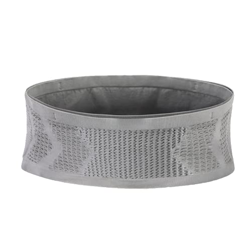 Slim Invisible Running Belt, Breathable Large Capacity Mesh Pouch - color: Grey, size: Small