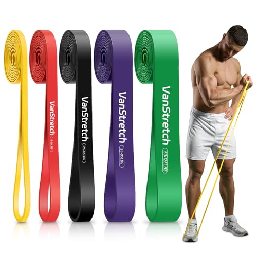 Resistance Bands for Working Out,5-Level Elastic Exercise Bands - color: Colorful