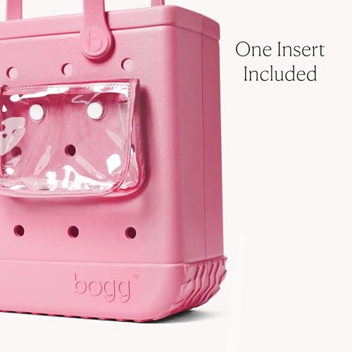 BOGG BAG Medium Tote – 15” x 12.5” x 5” – Essential Bags for Beach, Pool, Boat, Sports, Tailgating, Cruise, Travel - color: Blowing Pink Bubbles