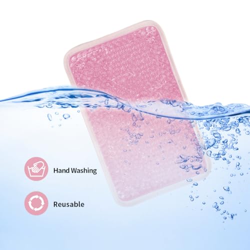 Ice Packs for Injuries Reusable, Hot & Cold Therapy - style: Rectangle - Pink