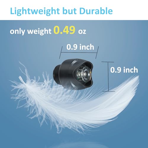 2 Pcs Rechargable Clip on Clog Headlights Lights Flashlights for Shoe,Waterproof Hands Free Flashlights with 3 Light Modes,Clip on Shoe Light Attachment Charm, Accessories for Camping,Cycling,Walking - color: -Black