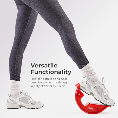Sunny Health & Fitness Adjustable Calf & Ankle Stretcher - color: Red