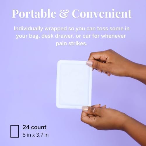 Pixie Heating Pad - Disposable Up to 8 Hours of Warming Comfort – Air-Activated Body Warmers – Slim, Discreet External Heat Pads (24 Count) - size: 24 Count