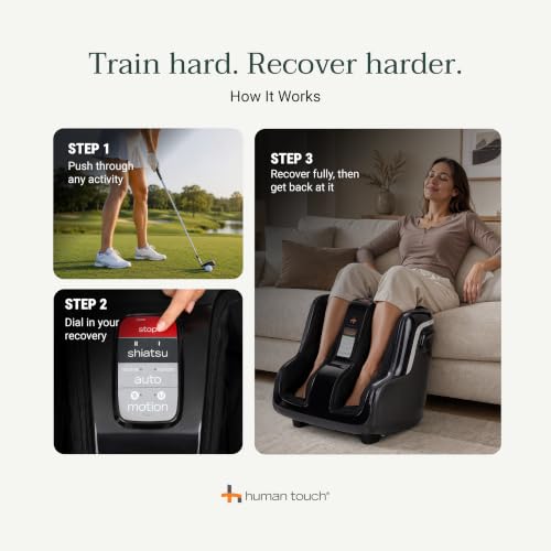 Human Touch Reflex5s Foot & Calf Massager Plantar Fasciitis - HSA Approved - size: Reflex5s