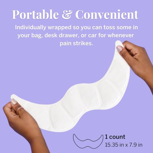 Pixie Heating Pad for Neck & Shoulder Pain Relief – Air Activated Heat Therapy for Muscle Tension, Upper Back Comfort, Custom Fit Contoured Warming Pads – Adhesive Wearable Heat Wrap (1 Ct) - size: 1 Count