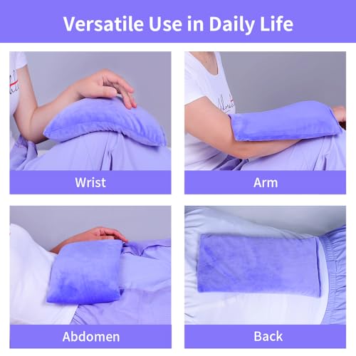 UNI-GO Silica Beads Microwave Heating Pad, Violet, 6"x12" - color: Violet-6"x12"