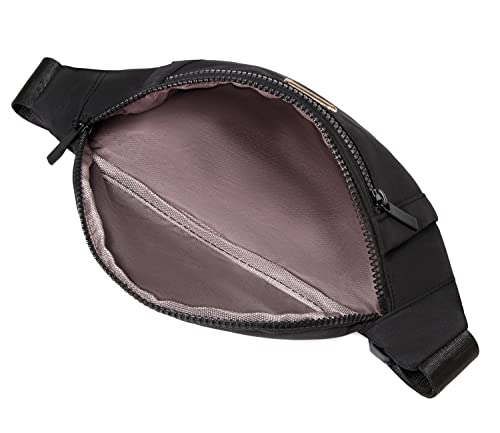 Fanny Packs for Men Women Crossbody Bag, Fashion Waterproof Waist Packs for Travel Walking Running Cycling Black - color: fashion black