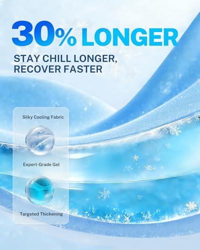 Ankle Ice Pack Wrap, Hands Free for Sprained Ankle & Swelling, L - size: L