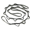 FOSER 2pcs Daisy Chains, Yoga Hammock Extension Strap, Adjustable Nylon Strap Fitness Pilates and Exercise Extend Strap - color: GRAY