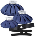Ice Bags Set of 3 with Straps, Reusable Hot & Cold Packs
