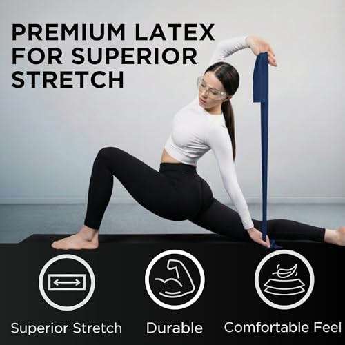 THERABAND Resistance Bands Set, Elastic Bands for Exercise & Physical Therapy, Strength Training for Upper & Lower Body Fitness - size: Advanced - 2 Pack, style: Latex