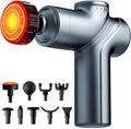 LEERCON Massage Gun with Heat, Deep Tissue Back Massage Gun for Pain Relief - color: E-blue