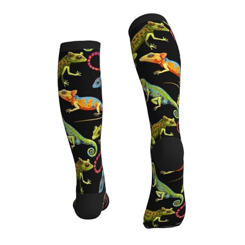 Compression Socks Circulation 15-20 Mmhg Knee High - color: Lizards