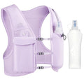 Zelvot Running Vest for Women Men, Touchscreen Phone Pocket - color: Purple, size: Medium-Large