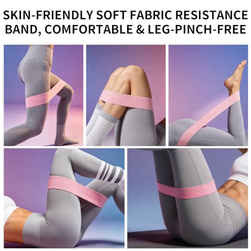 Resistance Bands for Working Out with Exercise Bands Guid - color: Pink+green+purple