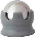 Cestari Stainless Steel Ice Hot Cold Roller for Pain Relief, Foot Massage Ball with Silicone Holder, HSA Muscle Roller, Gray - color: Gray 55mm