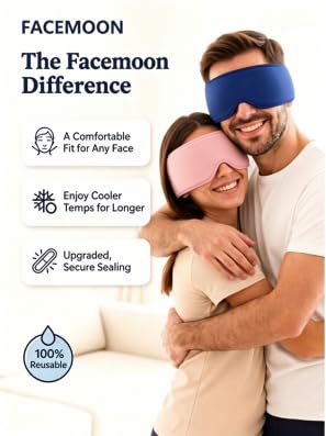 Cooling Gel Eye Mask for Puffy Eyes, Migraine & Headache Relief, Full Eye-Area Cold Compress for Eyes & Temples, FSA Eligible HSA Reusable Eye Ice Pack for Swelling & Post-Surgery Recovery - color: Pink